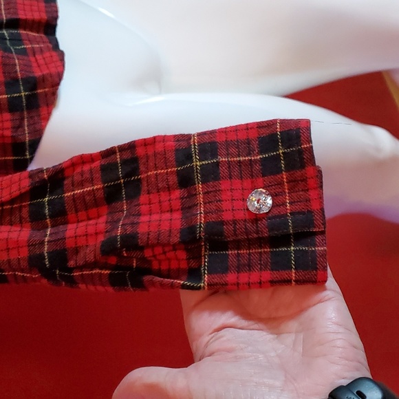 ⭐️Host Pick⭐️ Tweety Bird Plaid Rhinestone Bedazzled Western Shirt  Yeehaw - Picture 8 of 13